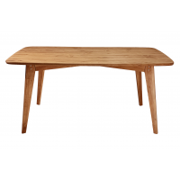 Mesa de 1,60 m X 80 cm de madeira com acabamento acetinado em cera natural / Coleção Scandian